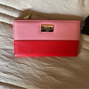 Nanette Lepore Pink and Red Wallet